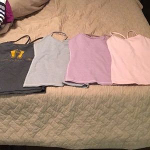 Set of 4 lululemon power Y tank tops sz 4
